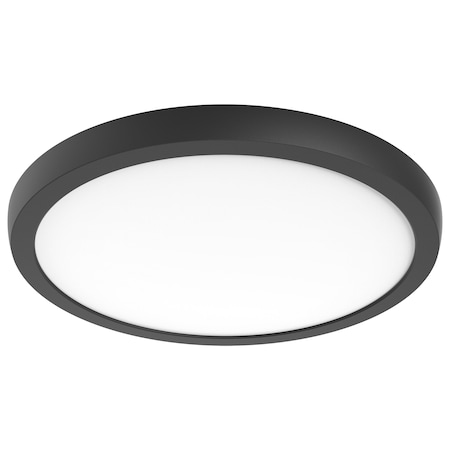 Nuvo Blink Pro Plus 29.5W 15 in. Surface Mount LED CCT Select 90 CRI Black 120/277V Round 62/1787